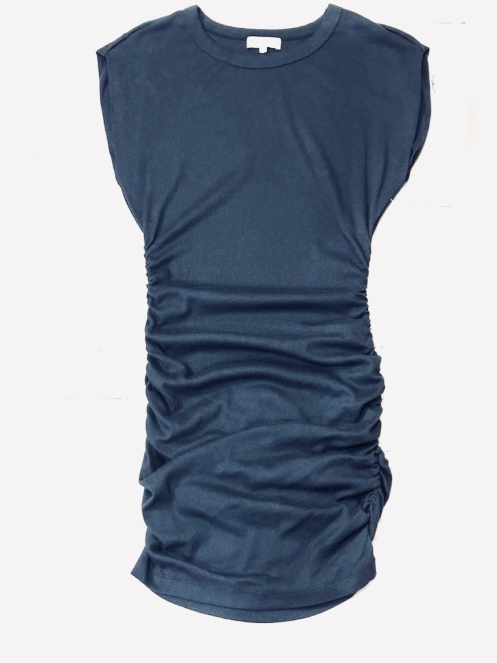 Michael Stars Ricci Power Shoulder Mini Dress In Nocturnal, Size Small